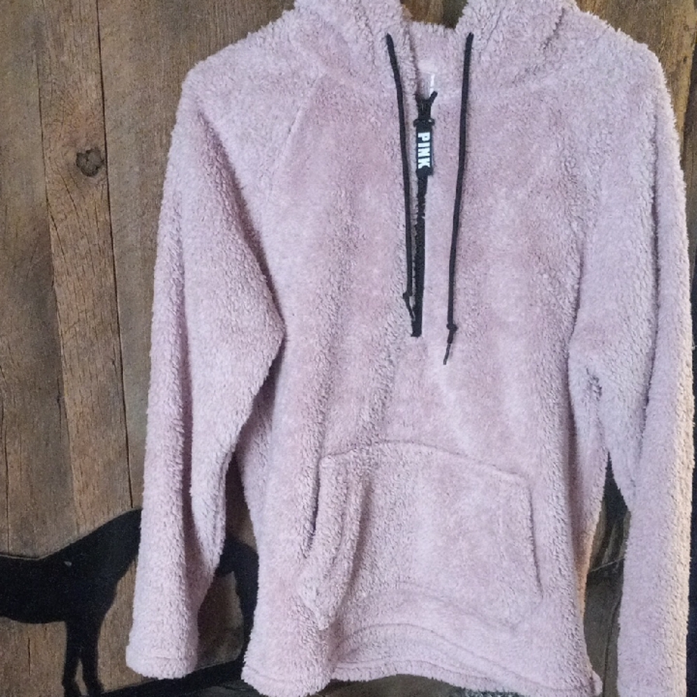 PINK Victoria's Secret Plush Hoodie Sweater
